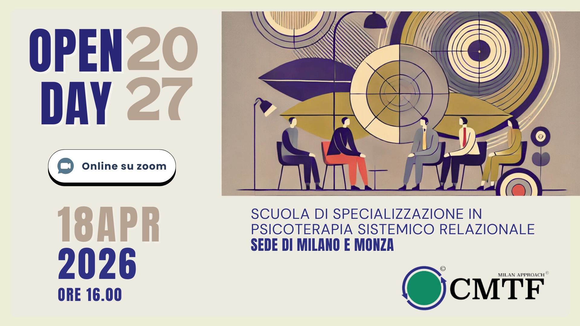 OPEN DAY della Scuola di Specializzazione in Psicoterapia Sistemico-relazionale