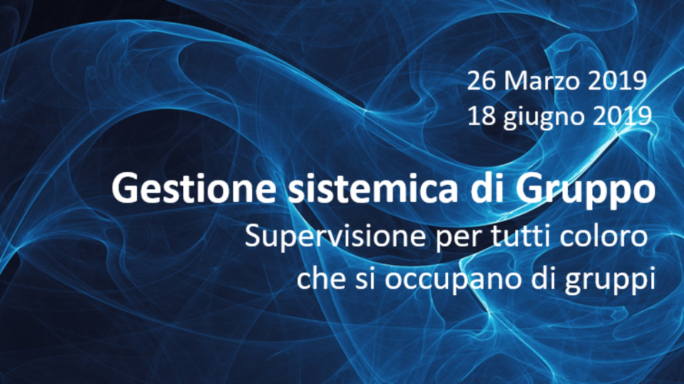 Supervisione Gestione Sistemica di gruppo