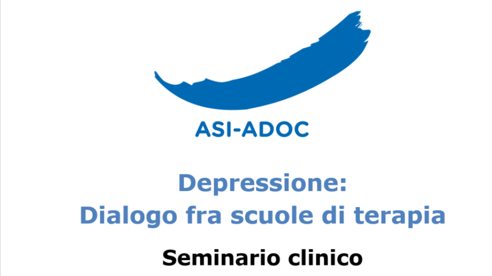 Depressione:  Dialogo fra scuole di terapia Seminario clinico