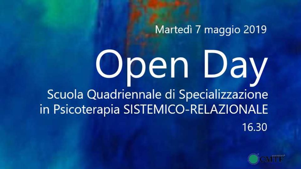 Open Day  Scuola Quadriennale di Specializzazione in Psicoterapia SISTEMICO-RELAZIONALEo-2019
