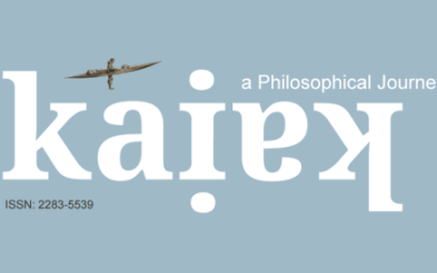[20 marzo 2019] KAIAK – A Philosophical Journey – Vincenzo Cuomo e Eleonora de Conciliis