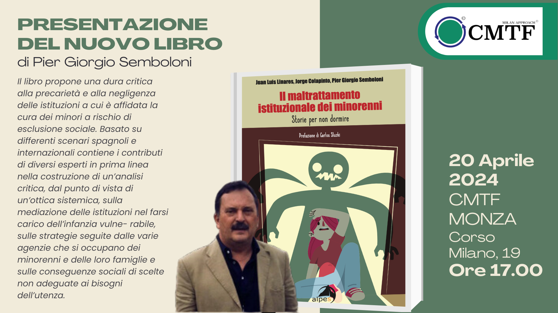 Presentazione del nuovo libro di Pier Giorgio Semboloni