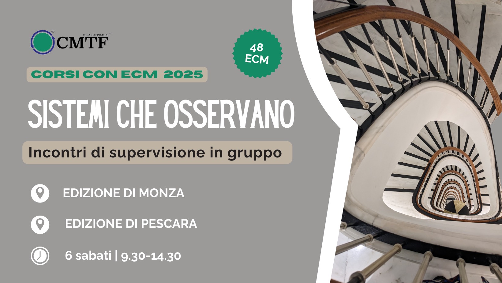SISTEMI CHE OSSERVANO – Supervisione sistemica di gruppo con crediti ECM