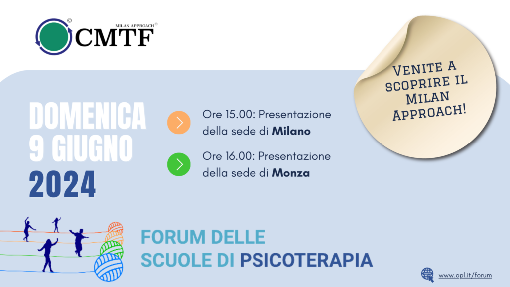 Forum delle Scuole di Psicoterapia – 9 Giugno 2024
