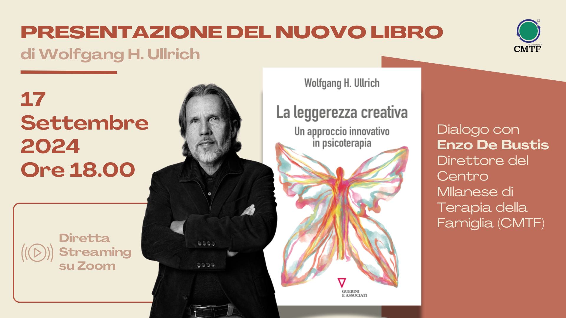 17 settembre – Presentazione del nuovo libro di Wolfgang H. Ullrich: La leggerezza creativa