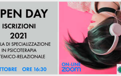 OPEN DAY della Scuola Quadriennale di Specializzazione in Psicoterapia – 9 ottobre 2020
