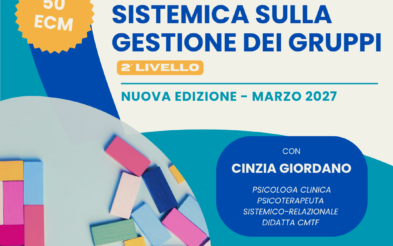 Corso ECM – Supervisione Sistemica sulla Gestione dei Gruppi, edizione marzo 2027